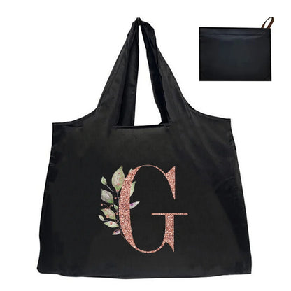 Shopping Bag Tote Bag Foldle Grocery Organizer Reusable Handbags Shoulder Bags Convenient Large-Capacity Large Tote For Fashion