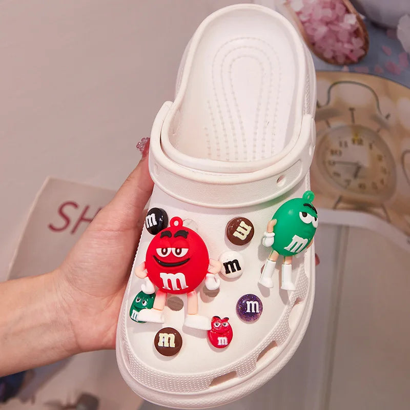 Child shoe accessories cartoon shoes three-dimensional flower decoration buckle shoe buckle brand trend detachable accessories