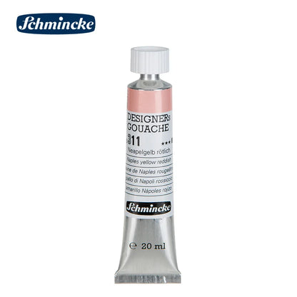 Germany Schmincke Designer Gouache Paint Tube 20ml Opaque Gouache Paint Professional Artist 48 Colors Drawing Art Supplies Cute
