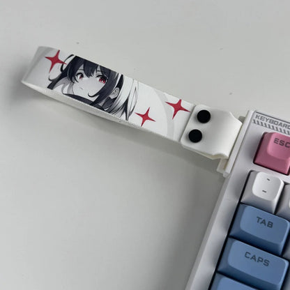 Fashion Keyboard Ribbon Mechanical Keyboard Strap Universal Personalized Anime Keyboard Ribbon Keyboard Decor Accessories