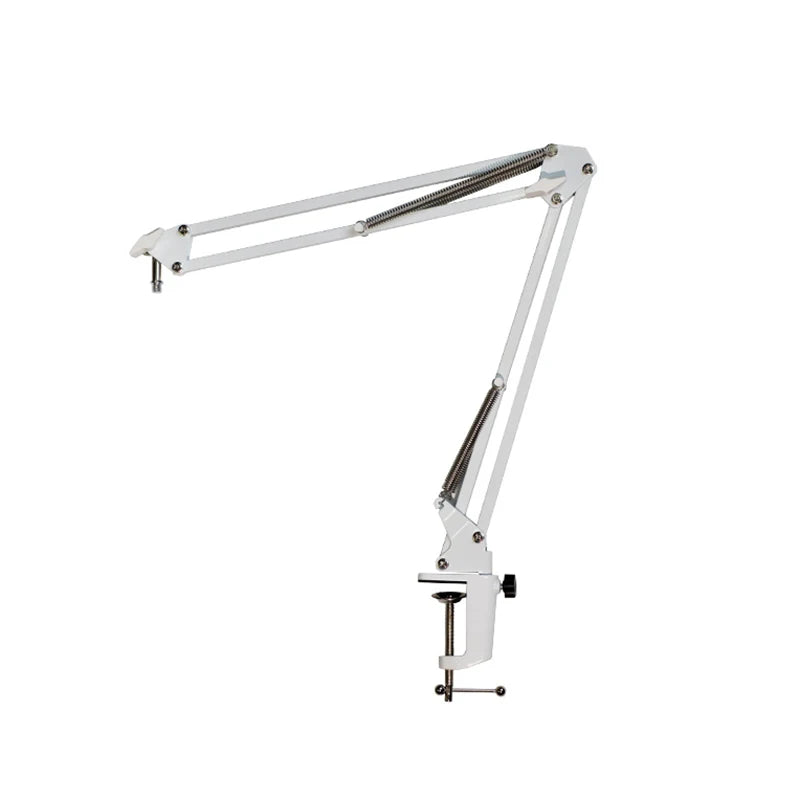 LINIM Microphone Arm Boom,Adjustable Suspension Boom with Heavy Duty Clamp,Scissor Mic Stand for Recording,Gaming