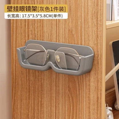Wall-Mounted No-Drill Eyewear Organizer Decorative Display Holder for Reading Sunglasses Premium Feel Optical Glasses Rack