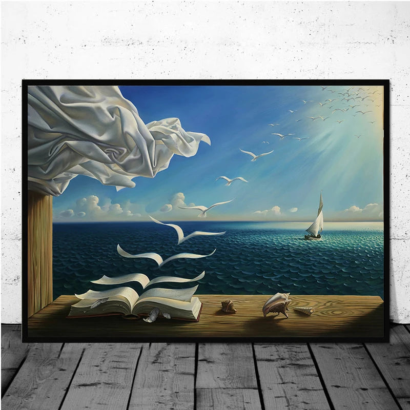 Surrealism Canvas Paintings By Salvador Dali Famous Wall Art Posters and Prints Wall Pictures for Living Room Home Decor