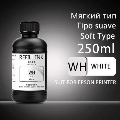 250ml UV Curing Ink For Epson XP600 TX800 XP-600 TX-800 L800 L805 L1800 R290 R300 1390 1400 1410 1430 DX5 DX7 DX10 UV Printer