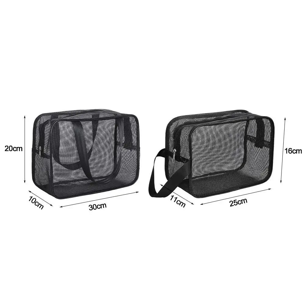 Big Pockets Tote Bag Easily Carry Beach Mesh Shower Mesh Shower Bag Quick Dry Shower Storage Bag Beach