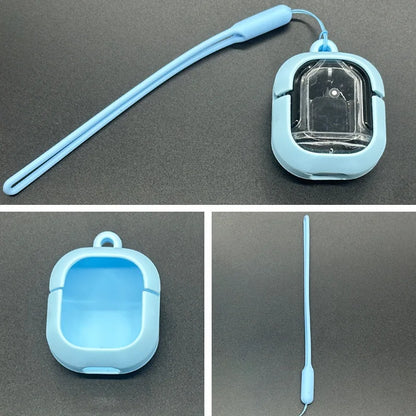 Earbuds Silicon Case Silicone Case with Lanyard for Wireless Earbuds Earbuds Organization Protection Cases for School Travelling