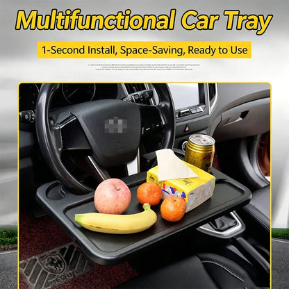 Car Steering Wheel Dining Table, Car Dining Tray, Multifunctional Car Tray
