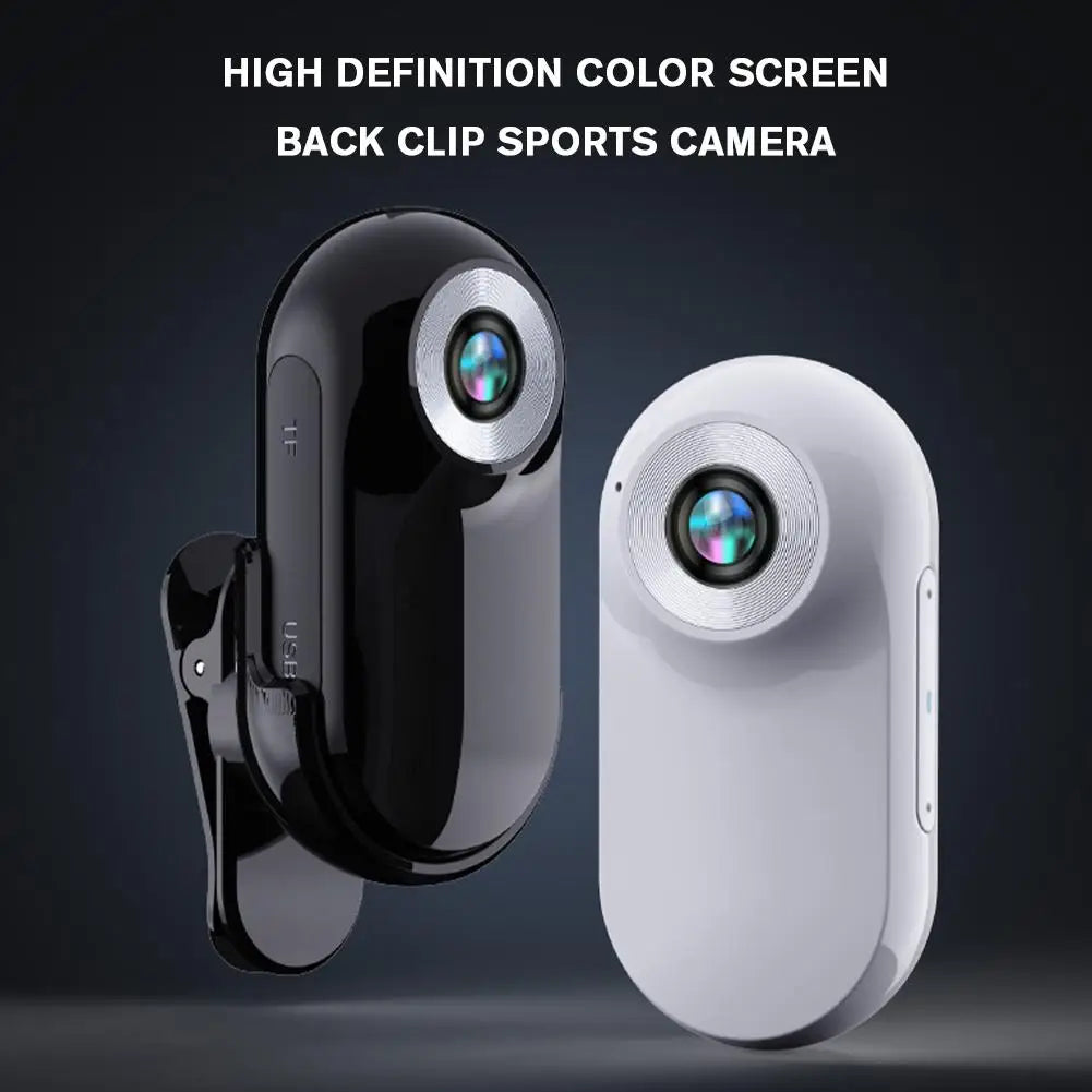 Action Camera Pet Collar Mini Camera Lightweight 0.96in HD Rechargeable Cam for Cat Outdoor Wide-angle Records Video Accessories