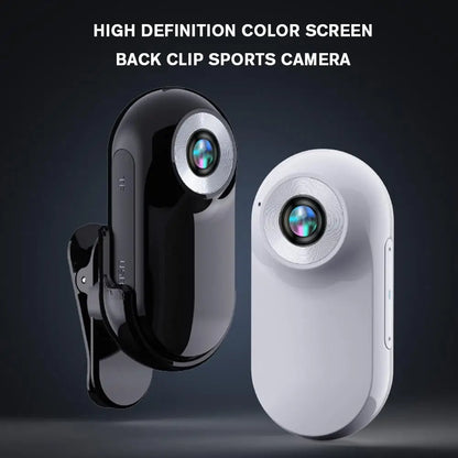Action Camera Pet Collar Mini Camera Lightweight 0.96in HD Rechargeable Cam for Cat Outdoor Wide-angle Records Video Accessories