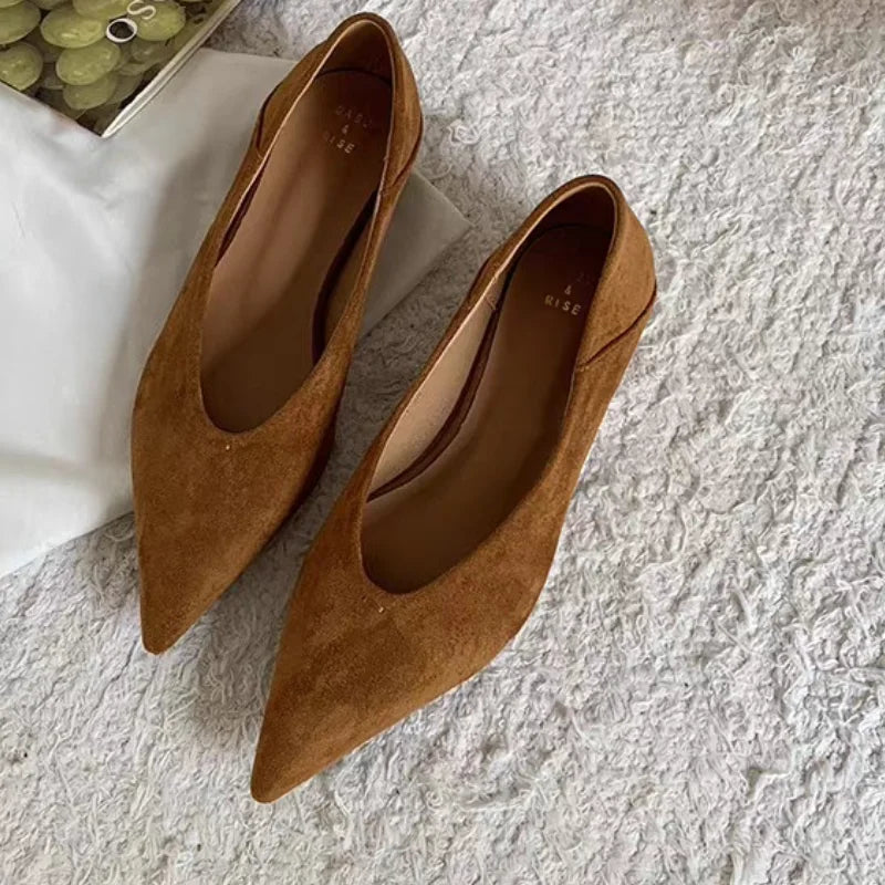 Flats Women Shoes Pointed Toe Shoes Shallow Casual Sandals Cozy Walking Sport Shoes Fashion Woman Sneakers 2025 Zapatos Female