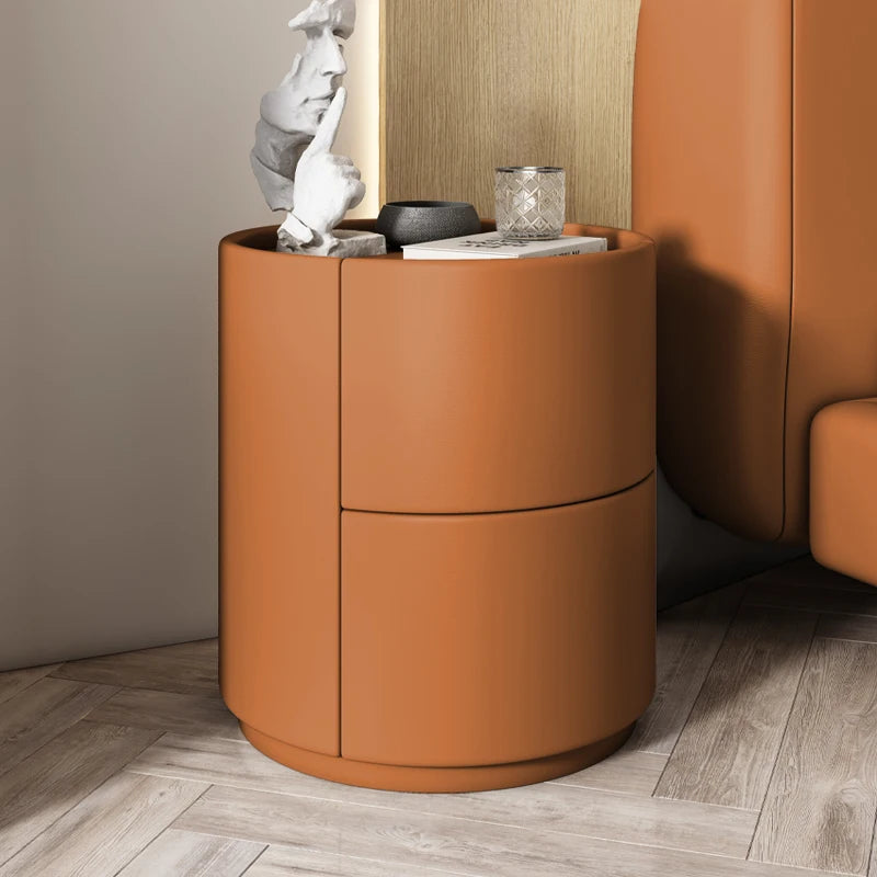 With Storage Narrow Nightstands Round With Drawers Bedroom Design Nightstands Tall Luxury Table Chevet Chambre Modern Furniture