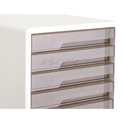 File Cabinet A4 Transparent Drawer Large Capacity Office Desktop Data Classification and Storage