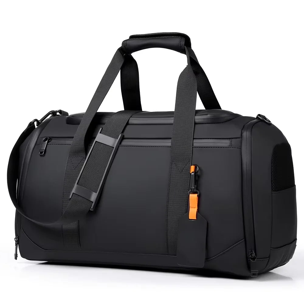 HOMEFISH Large Capacity Travel Duffel Bag - Durable Oxford Cloth, Spacious & Stylish Overnight Sports Gym Bag with Multiple