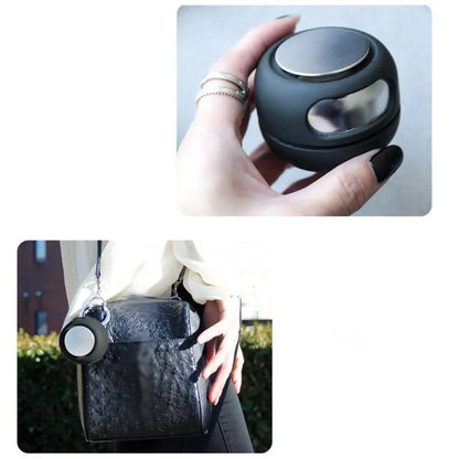 Portable Design Bladeless Fan Lightweight Compact Design Mini Fan Pocket Size USB Charging USB Rechargeable Fan Indoor Use