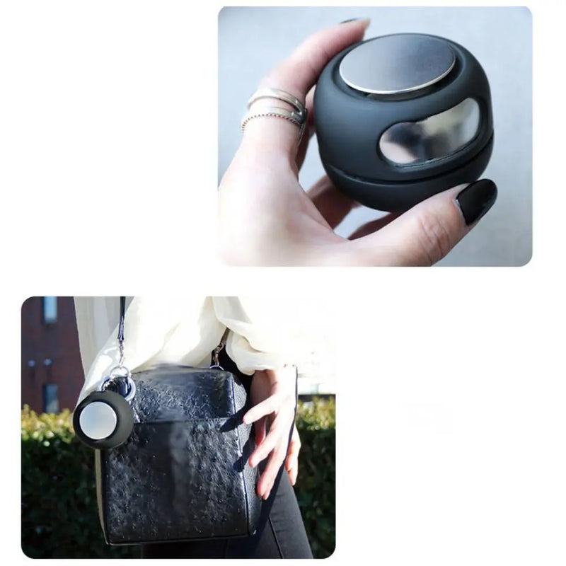 Portable Design Bladeless Fan Lightweight Compact Design Mini Fan Pocket Size USB Charging USB Rechargeable Fan Indoor Use
