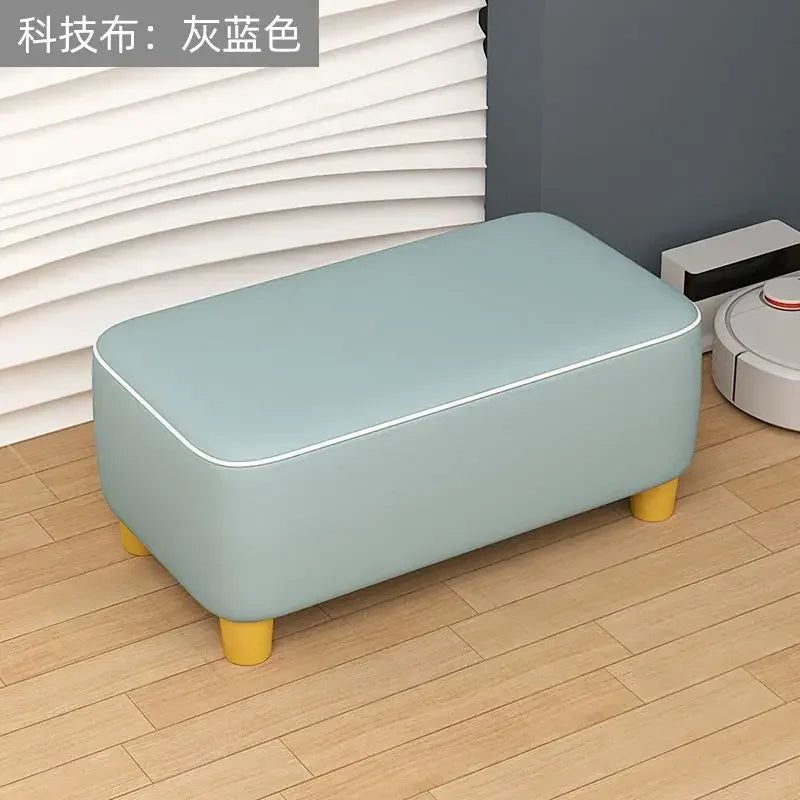 50CM Household Small Stool Sofa Low Stool Multi-Color Living Room Long Bench Shoe Changing Bedroom Furniture