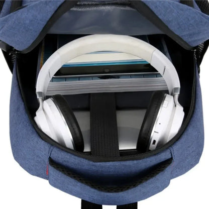 Men's Backpack Large Capacity Simple Fashion Travel Female Student Computer Bag Travel Shoulder Bag
