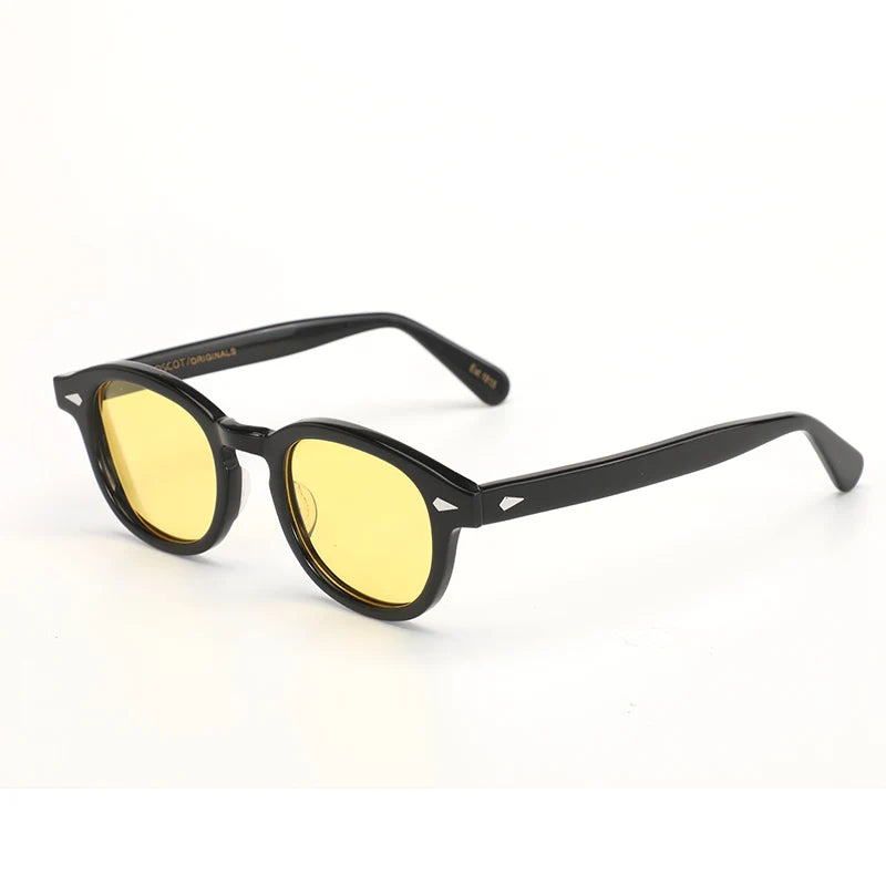 Lemtosh Sunglasses Man Johnny Depp Polarized Sun Glasses Woman Luxury Brand Vintage Acetate Frame Driver's Shade