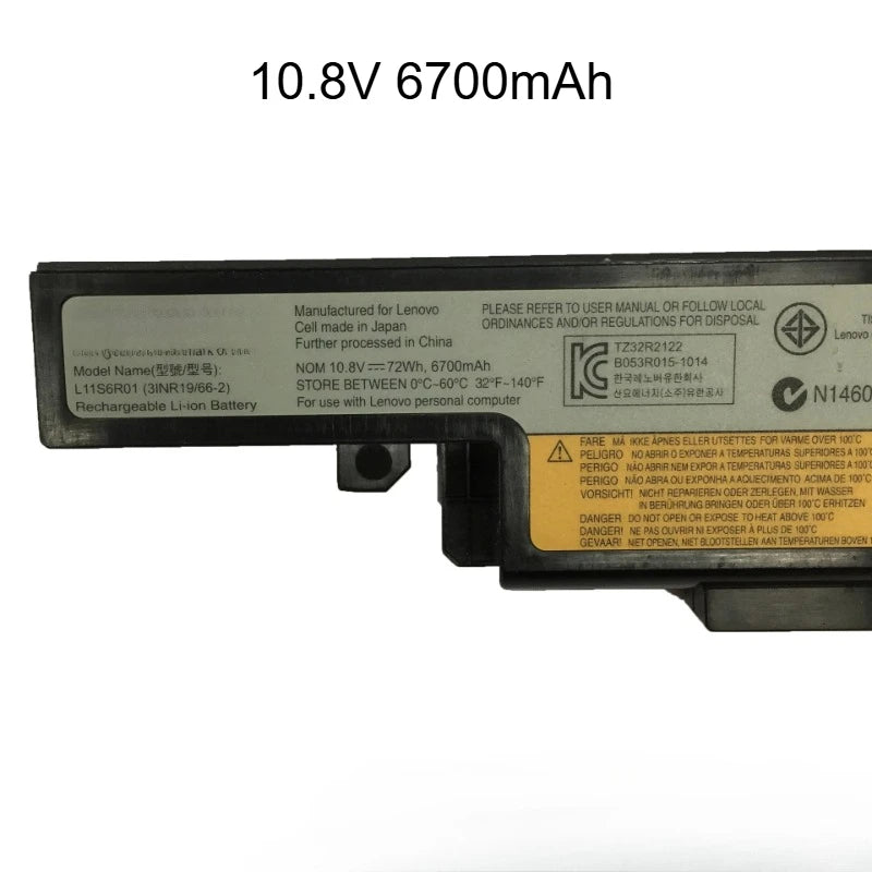 L11S6R01 Laptop Battery for Lenovo Y510P Y490 Y490P Y400 Y410P Y400N Y500 Y500N Y430P L11L6R02 L12L6E01 L12S6A01 L12S6E01