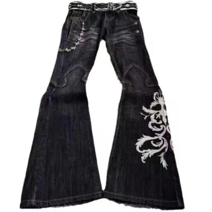 American Fashion Trend Joker Best Sell Special Spot Jeans Women Street Y2K New Punk Oversized Wide-leg Pants Unisex Casual Jeans