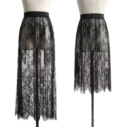Fashion Basic 2025 Underskirt Female Half Length Skirt Lace Slip Innerwear Short Skirt Women Half Slip Dress Petticoat