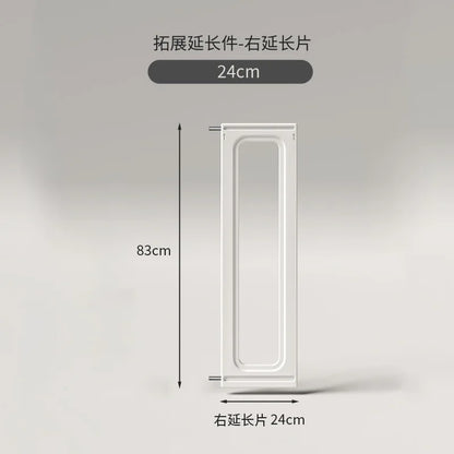 Pet Enclosure Isolation Fence Transparent Acrylic Resistant Scratching Indoor Railing Panels Guardrails Pet Products Accessories