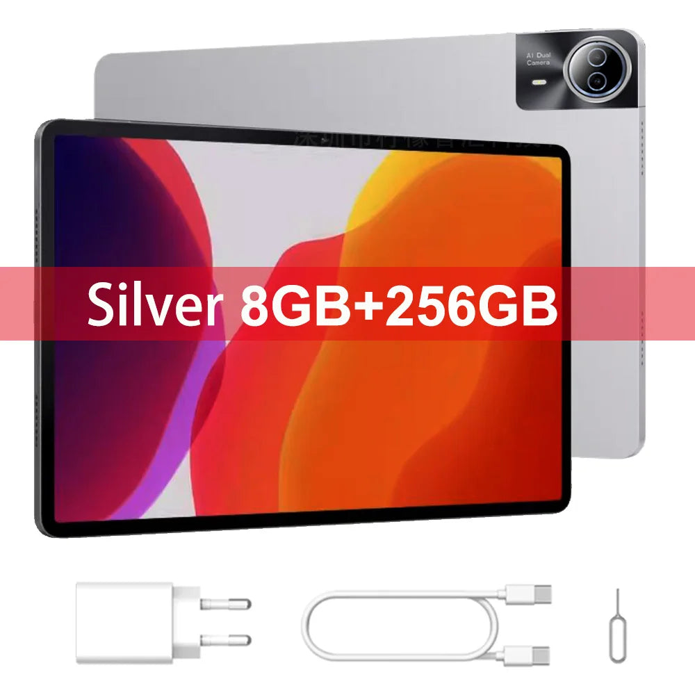 NEW 14 Inch Tablet PC Large Screen 1920x1200 IPS CPU T616 16+512GB Tablet 14" Android 15.0 4G LTE Game Studio PAD Drawing stylus