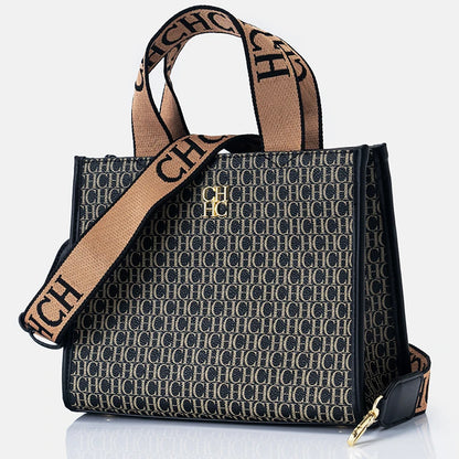 CH Women's Bags Metal Logo Casual Large Capacity Light Luxury Brand Designer 2026 New Fashion High Quality Women's Handbag