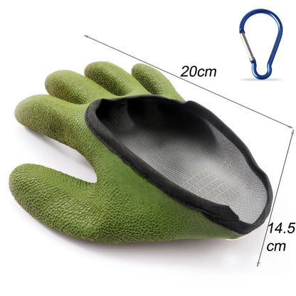 Fishing Gloves Full Finger Waterproof Catch Fish Anti-slip Cut Durabl Knit Work Cutproof Glove Carp Outdoor Protect Hand Apparel