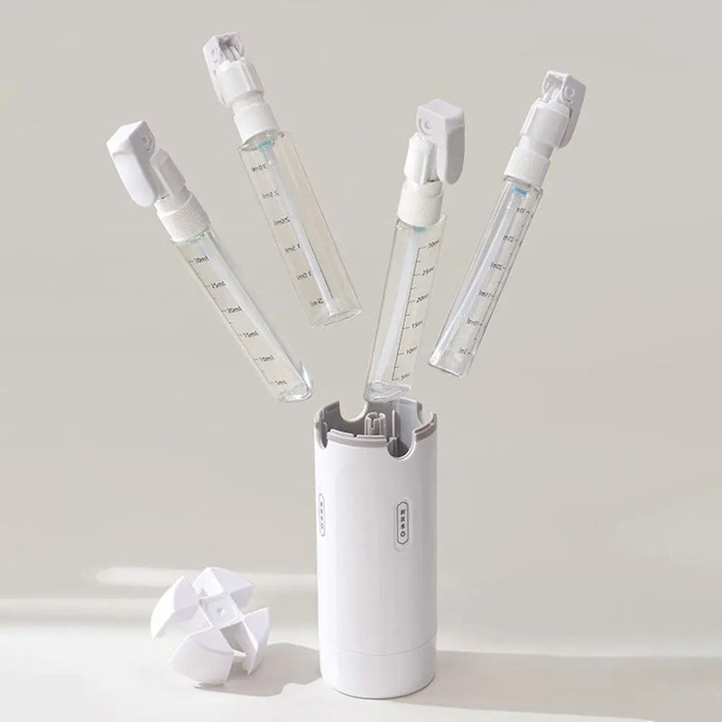 Travel Dispenser Storage Bottle (contains 4*30ml inner bottles) For Shampoo Conditioner Lotion Toner Portable Travel Bottles