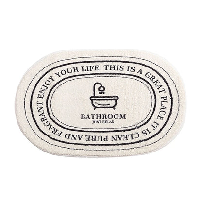 Non-Slip Bath Mat INS Style Doormat Absorbent Carpets Entrance Rug Balcony Floor Mats Living Room Bathroom Area Rugs 발매트