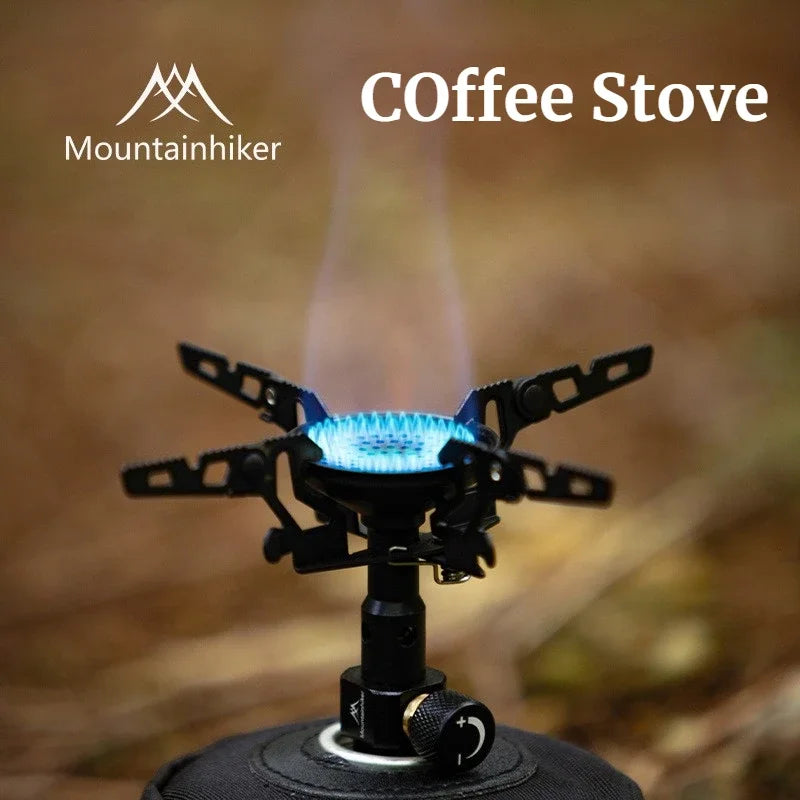 Mountainhiker Outdoor 3300W High Power Gas Stove Mini Camping Gas Burner Portable Picnic Hiking Cooking Stove Survival Furnace