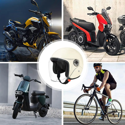 Helmet For Motorcycle Motorcycle Half Face Helmet Protective Gear With Visor For Women Men Adventure Outdoor Riding Scooter