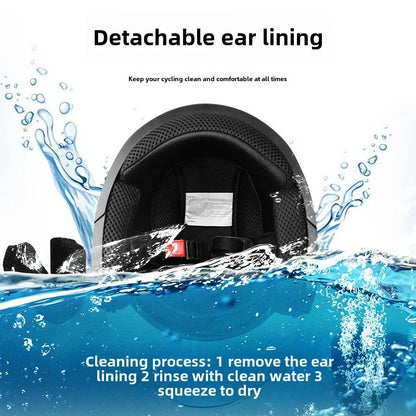 Electric Bike Motorcycle Helmet Four Season Dual Mirror Opening Helmet Anti fog헬멧반모Cascos Para Moto Casco Perro