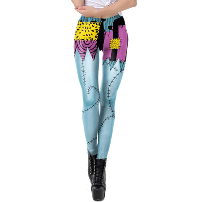 [You're My Secret] Cosplay Zombie Series Legging For Women Push-up Fitness Leggins Pants Casual Halloween Party Trousers 2024