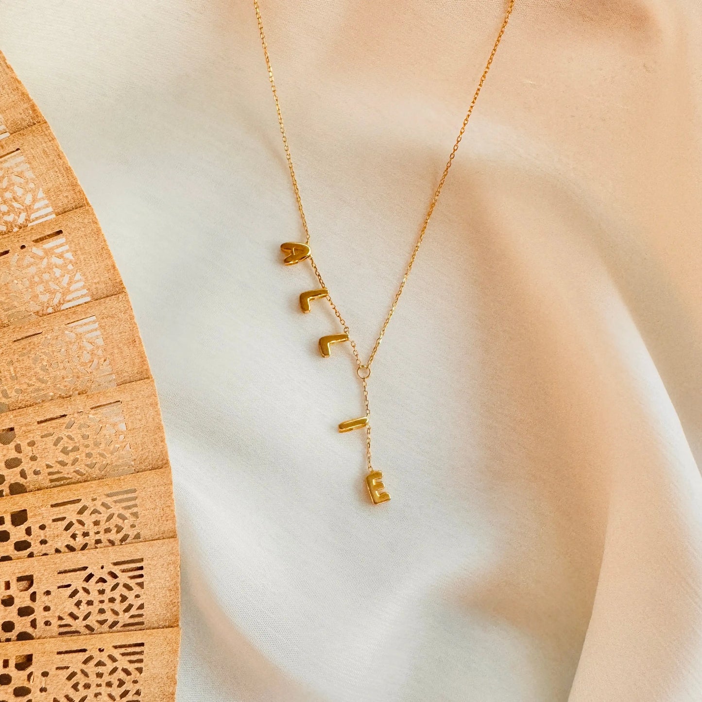 Lariat Y Name Necklace Lariat Name Necklace Bubble Letters Name Necklace Dainty Name Necklace Bubble Letters Necklace For Women