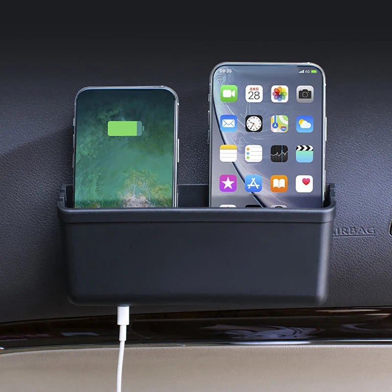 Car Organizer Car Storage Box Organizer Holder Pocket ABS Big Capacity Cable Car Door Side Storage Box High Quality Organizer