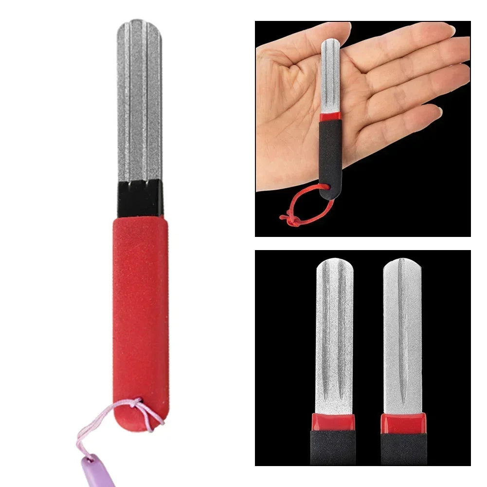 Diamond File Fishing Diamond Hook Sharpen Tools Double Sided File Double Sided File Grinding Hook Hook Sharpener