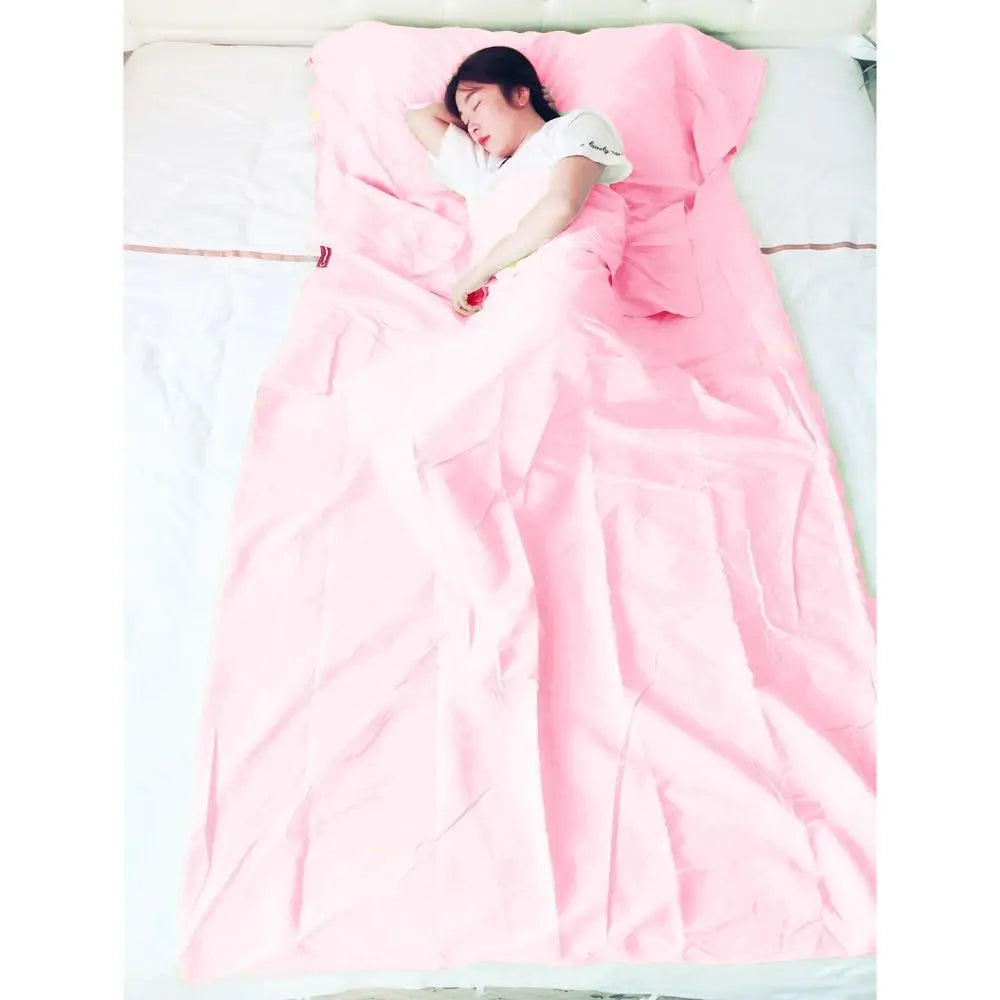 Ultralight Ultralight Sleeping Bag 75*210cm Lightweight Envelope Bedding Colorful Cotton Travel Sleep Liner Sheet