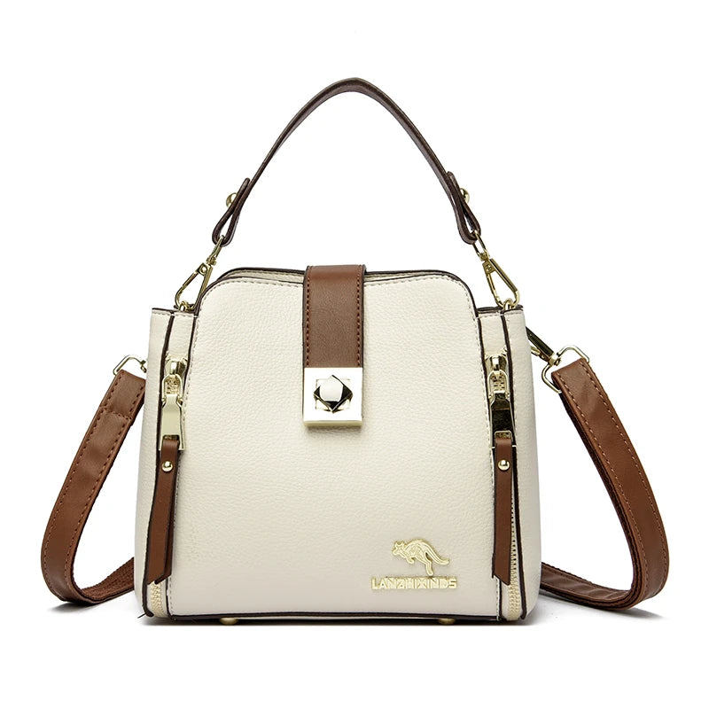 2023 The New Luxury Handbags Women Bags Designer Handbags Casual Leather Cowhide High Capacity Shoulder Crossbody Bags for Women