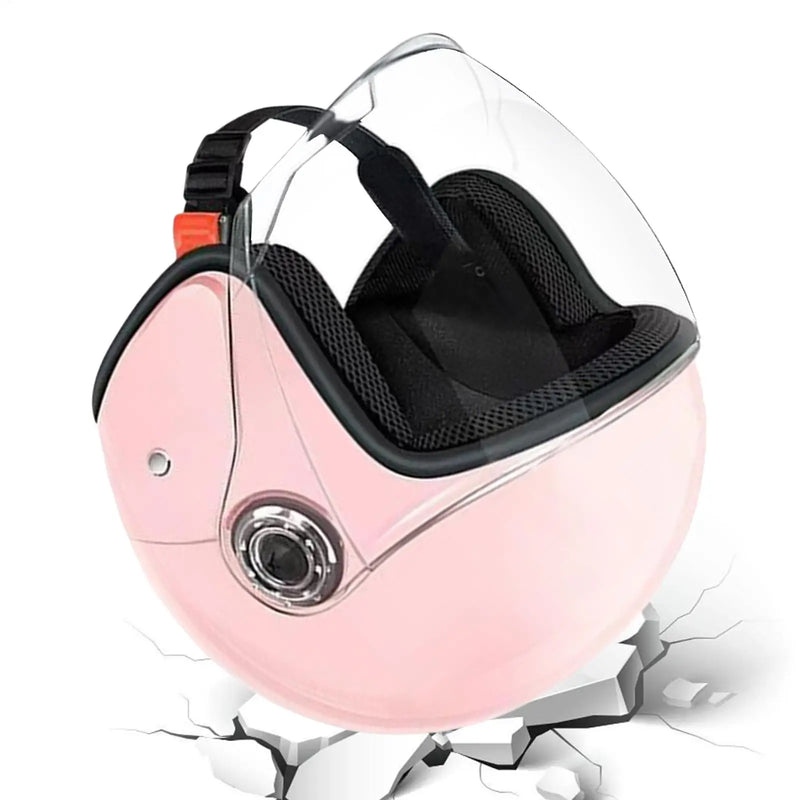 Helmet For Motorcycle Motorcycle Half Face Helmet Protective Gear With Visor For Women Men Adventure Outdoor Riding Scooter