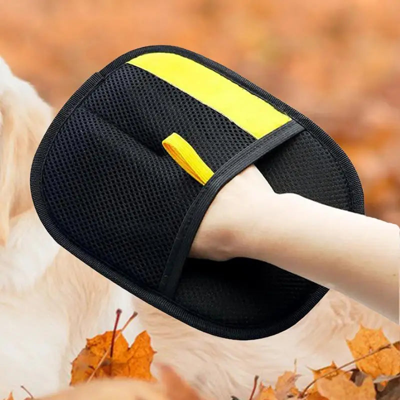 Pet Grooming Gloves Static Dedusting Brush Pet's Hair Remover Brush Removing Dog Cat Hair From Sofa Carpet Clothes Pet Supplies