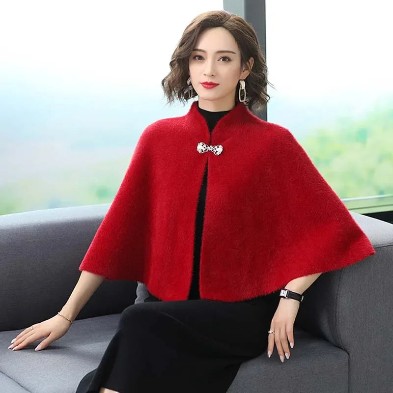 Faux Fur Party Wrap Winter Warm Wedding Bolero  High Quality Wedding Coat Bridal Shawl Party Cape Wholesale Customized