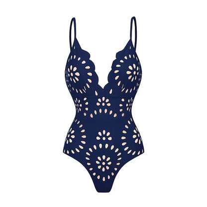 Flaxmaker Summer New Women Sexy Hawaiian Lace Up V Neck Ruffle Swimsuit and Sarong Women Swimwear Set Push Up Bathing Suit