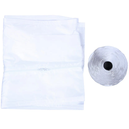 AT44-Airlock Window Seal For Portable Air Conditioner,400 Cm Flexible Cloth Sealing Plate Window Seal With With Zip And Adhesive