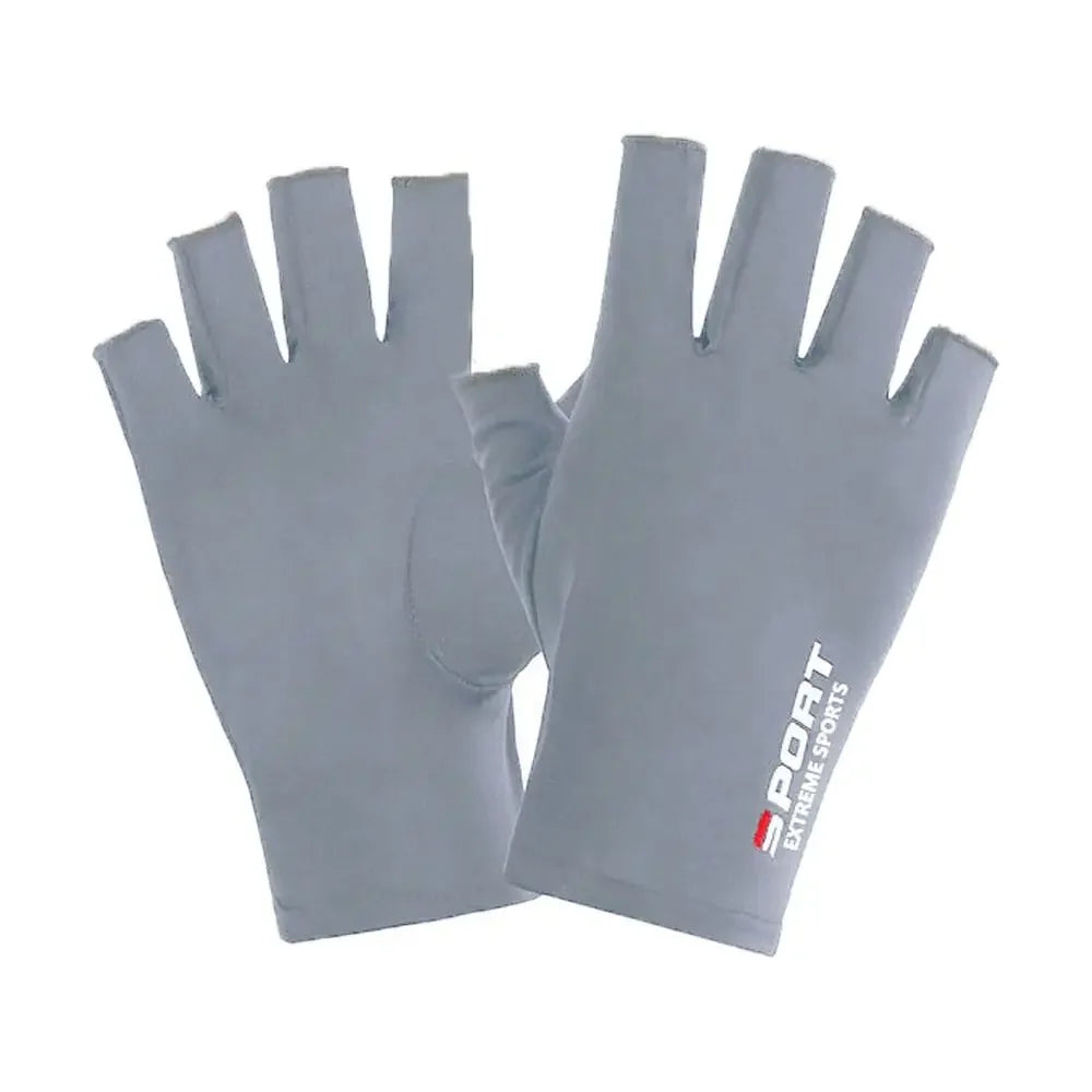 Sun Protection Gloves Half Finger Gloves Ice Silk Screen Gloves Men Fishing Gloves Women Gloves Summer Sunscreen Gloves