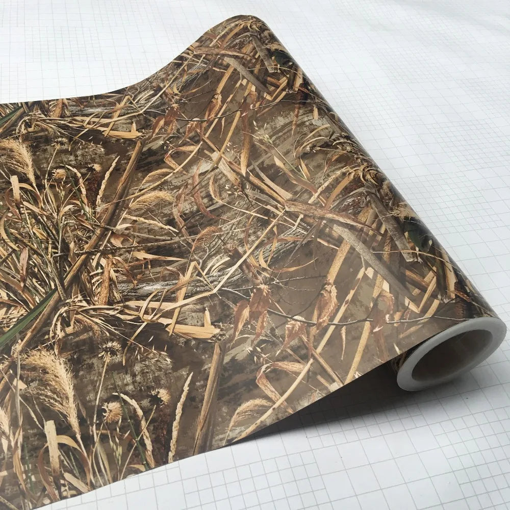 Shadow Grass Realtree Camouflage Vinyl Film Wrap With Air Bubble Free Car Styling Adhesive Sticker Car Motorbike Decal Wrapping