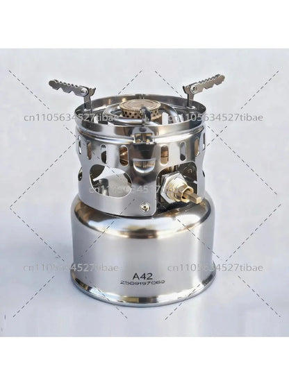 Alcohol Stove for Outdoor Camping, Tea Brewing & Picnic, Portable Vaporizer Stove, Integrated Design