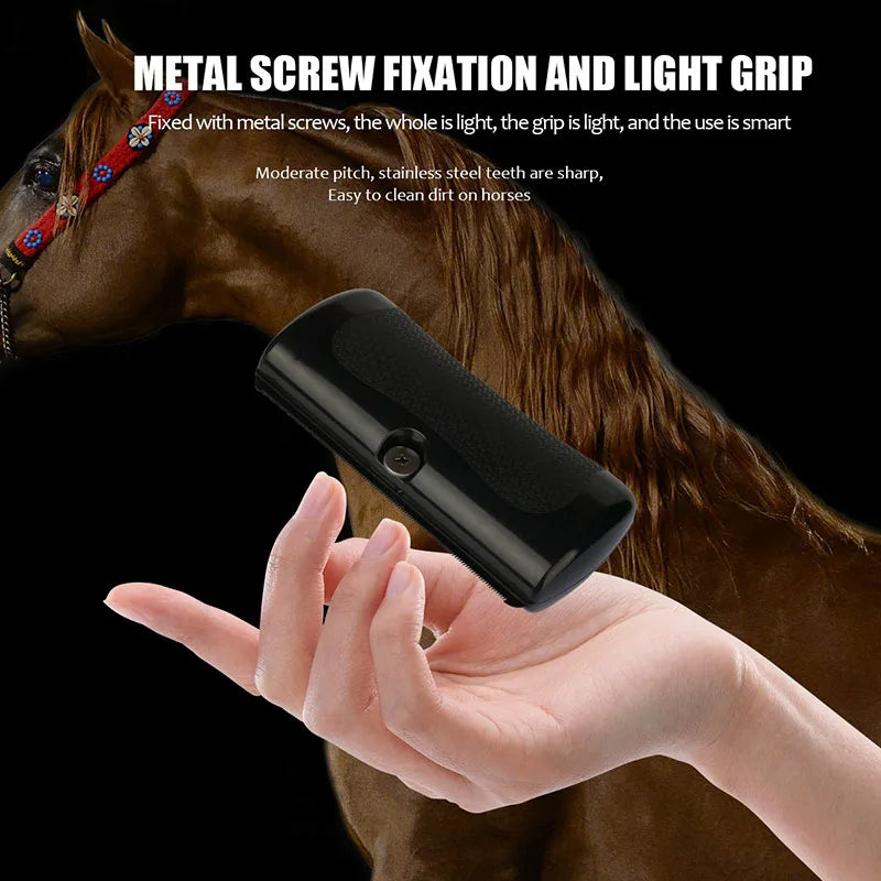 Pet Grooming Comb - Hair Removal Brush for All Types of Fur Animals Beauty Float Hair Removal Comb Horse Sweat Scraper Pet Suppl