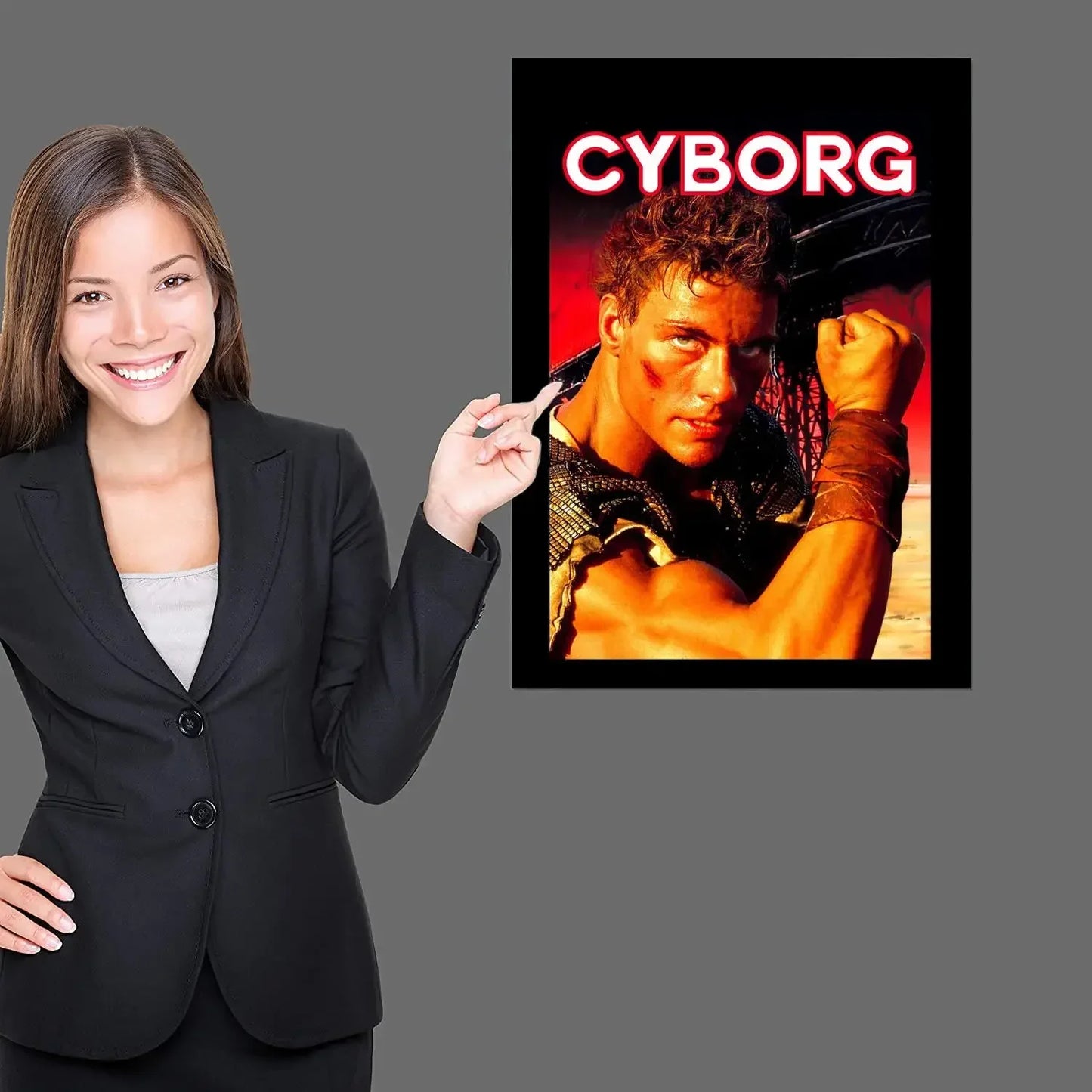 Van Damme Poster Canvas Painting Wall Art for Picture Coffee House Bar Living Room Bedroom Restaurant Home Wall Decor